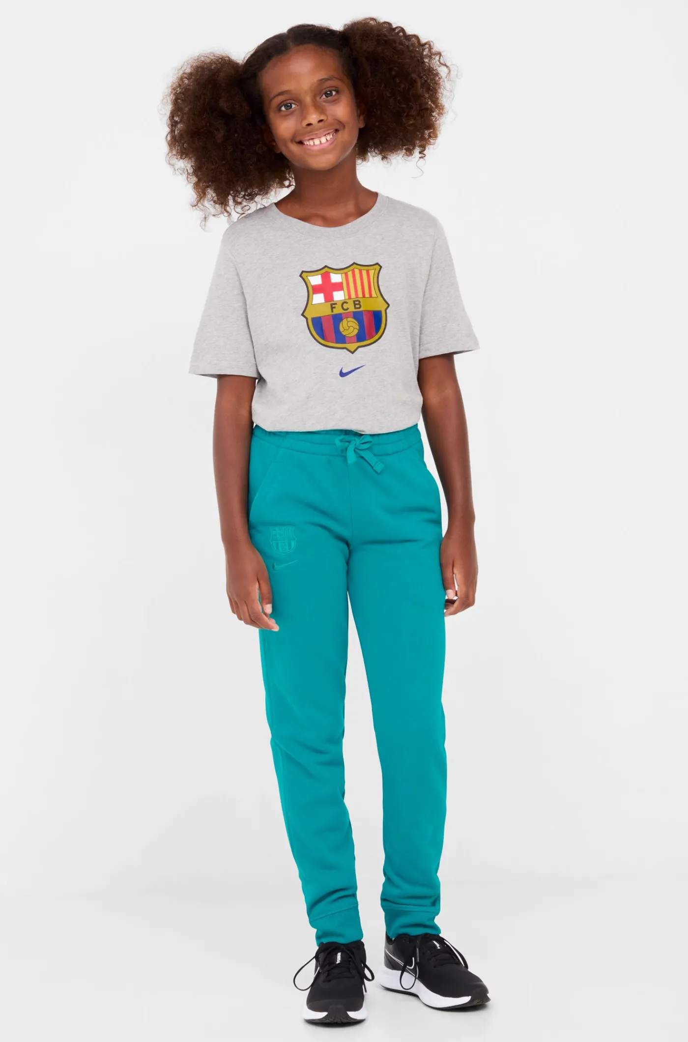 Shop Pantalón escudo verde Barça Nike - Junior Niños Pantalones Y Shorts | Chándals