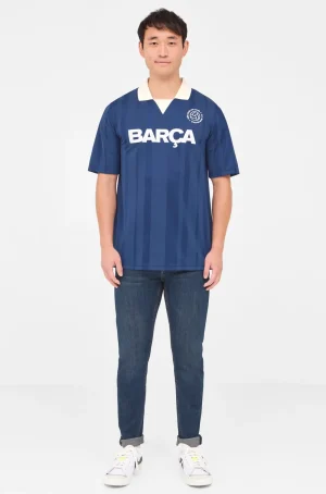 Hot Polo azul Barça Mujer Camisetas Y Polos | Camisetas Y Polos