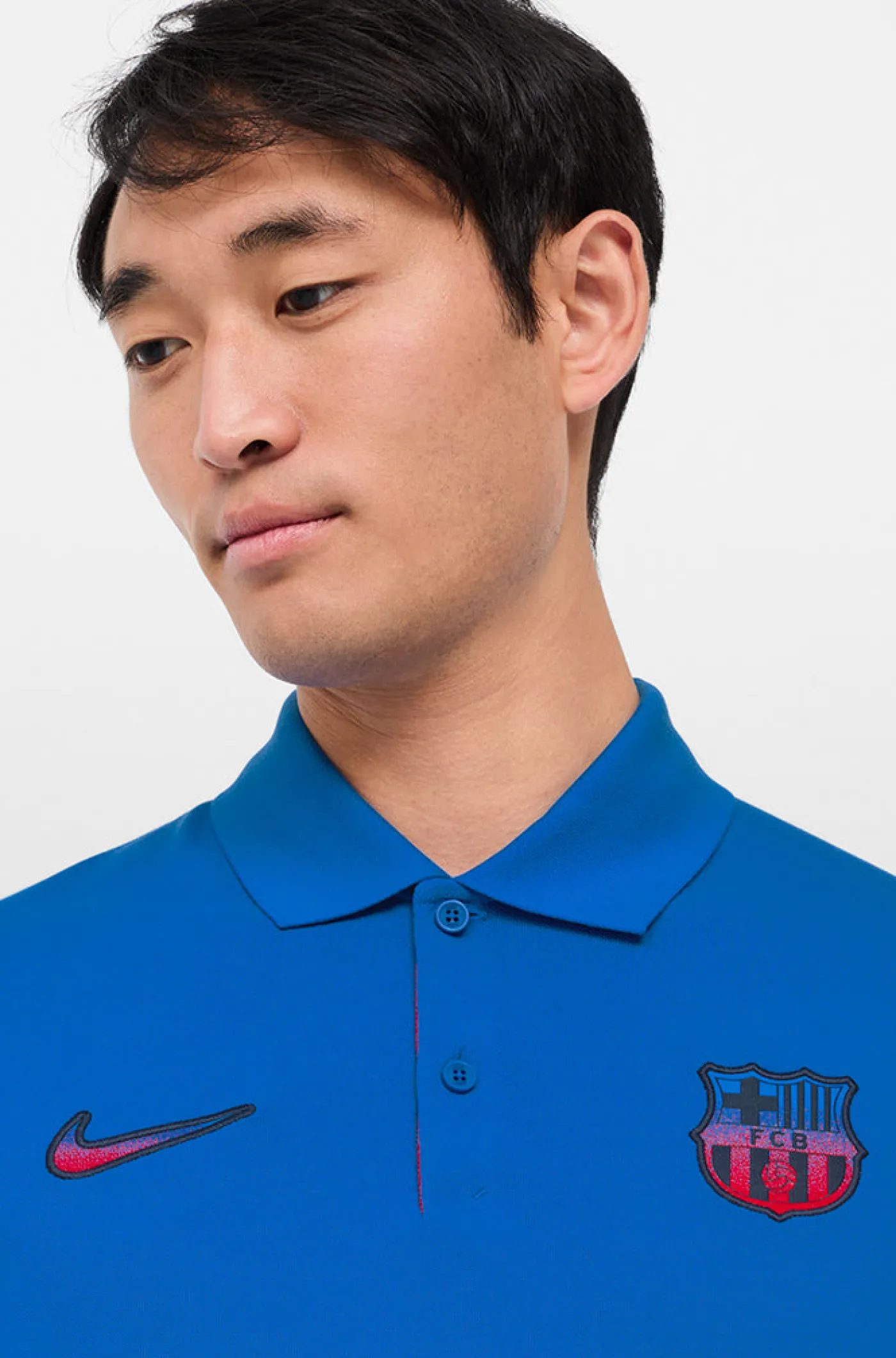 Best Polo escudo contraste Barça Nike Hombre Camisetas Y Polos