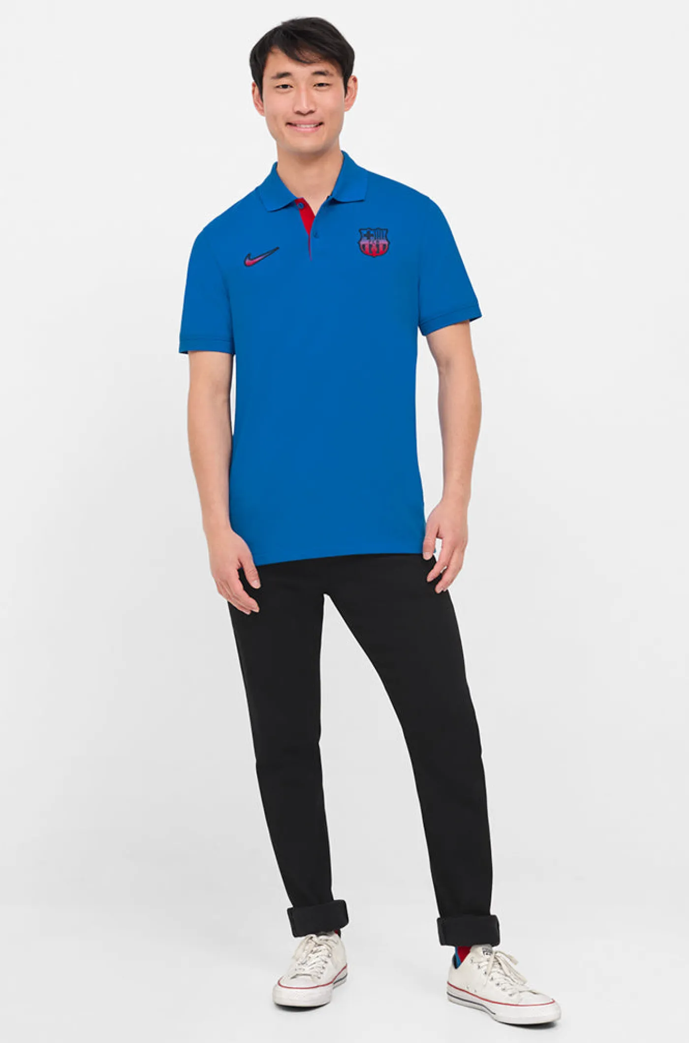 Best Polo escudo contraste Barça Nike Hombre Camisetas Y Polos