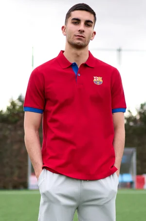 Discount Polo grana Barça Hombre Camisetas Y Polos