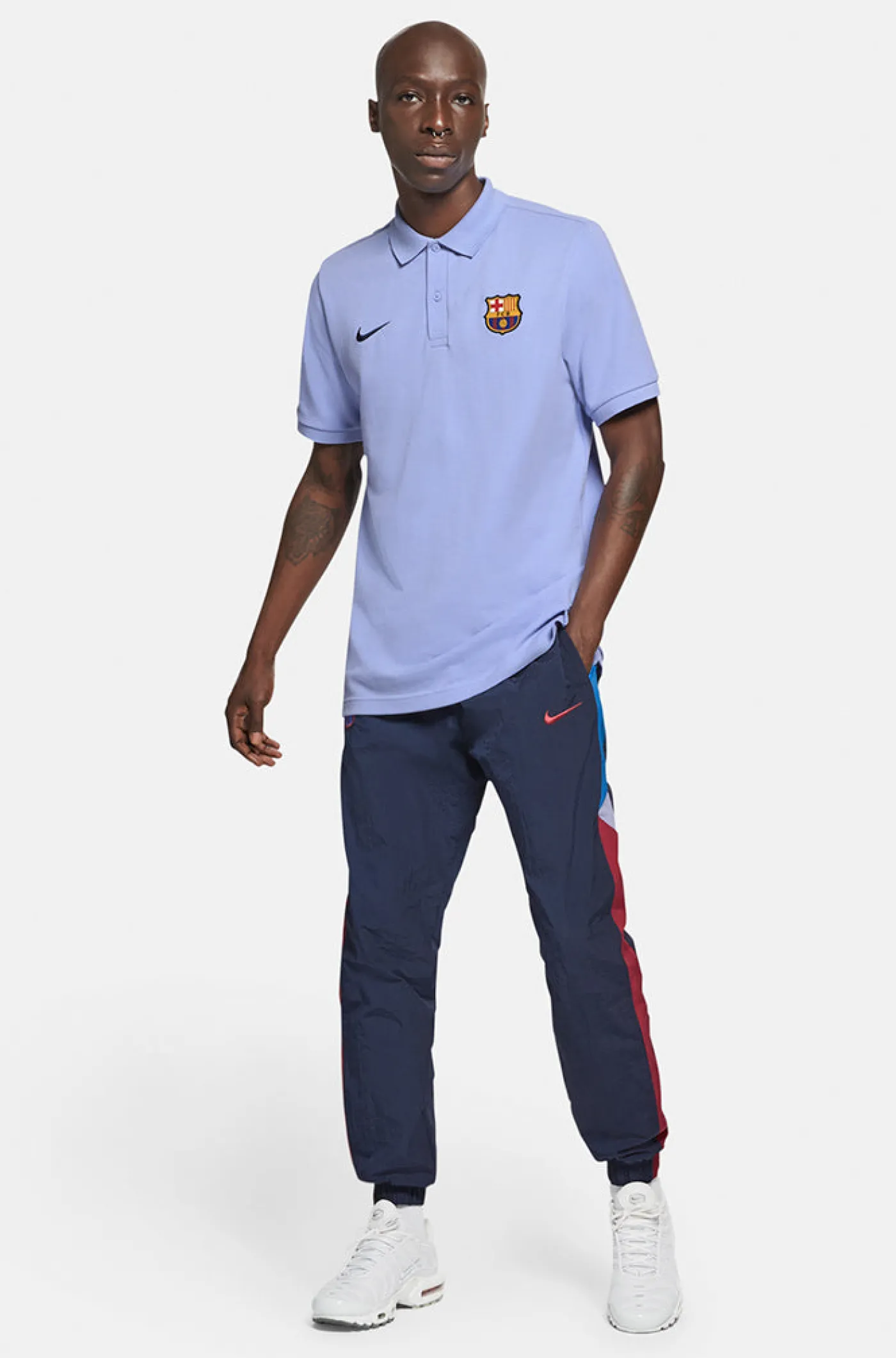 Fashion Polo malva Barça Nike Hombre Camisetas Y Polos