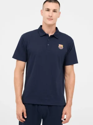 Shop Polo navy Barça Hombre Camisetas Y Polos