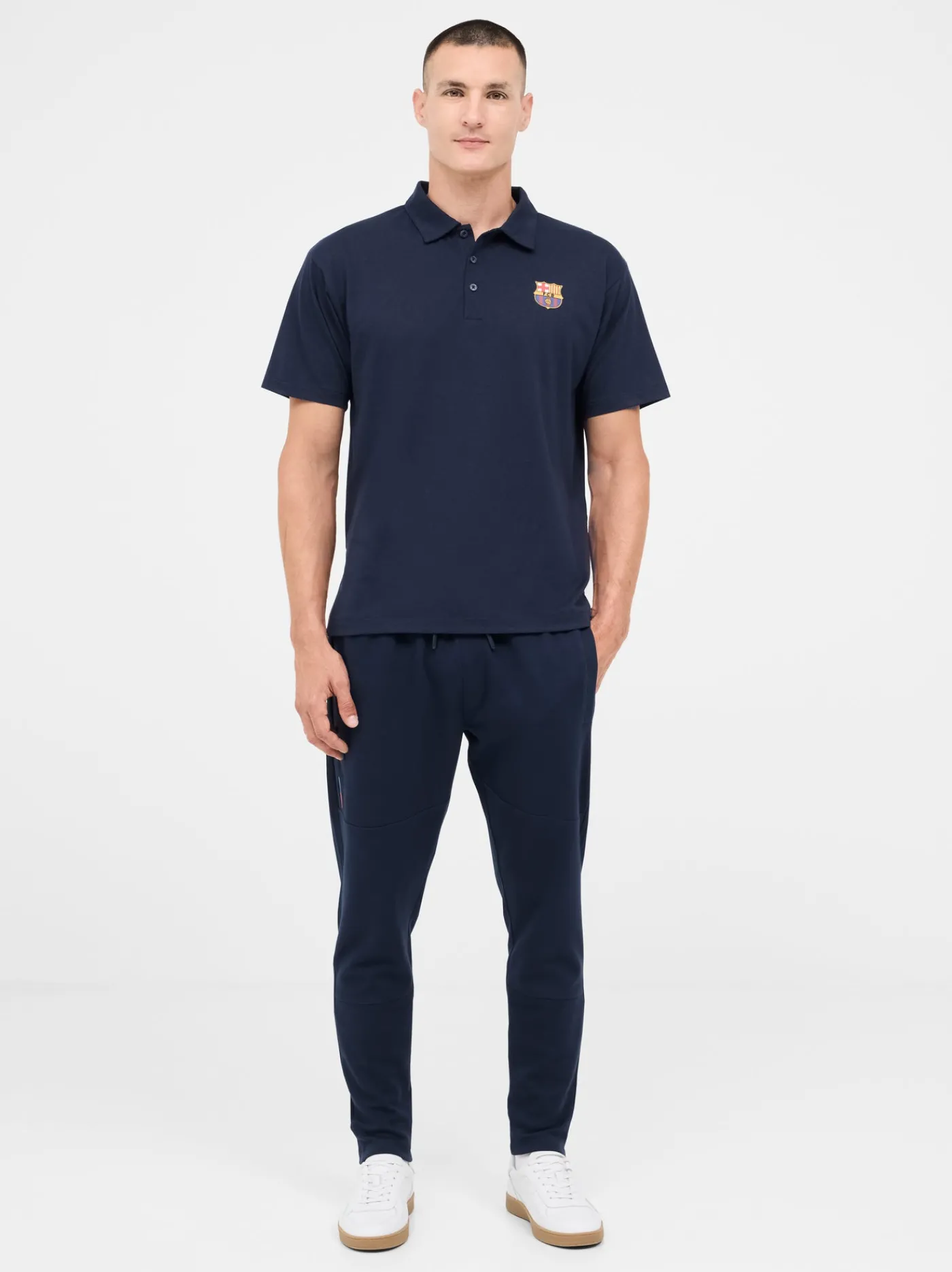 Shop Polo navy Barça Hombre Camisetas Y Polos
