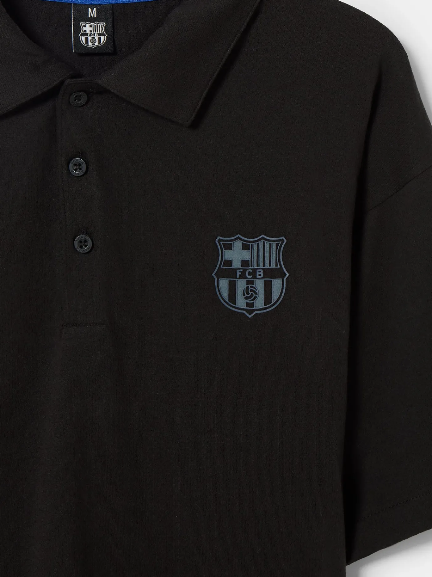 Fashion Polo negro Barça Hombre Camisetas Y Polos