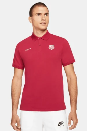 Shop Polo rojo Barça Nike Hombre Camisetas Y Polos