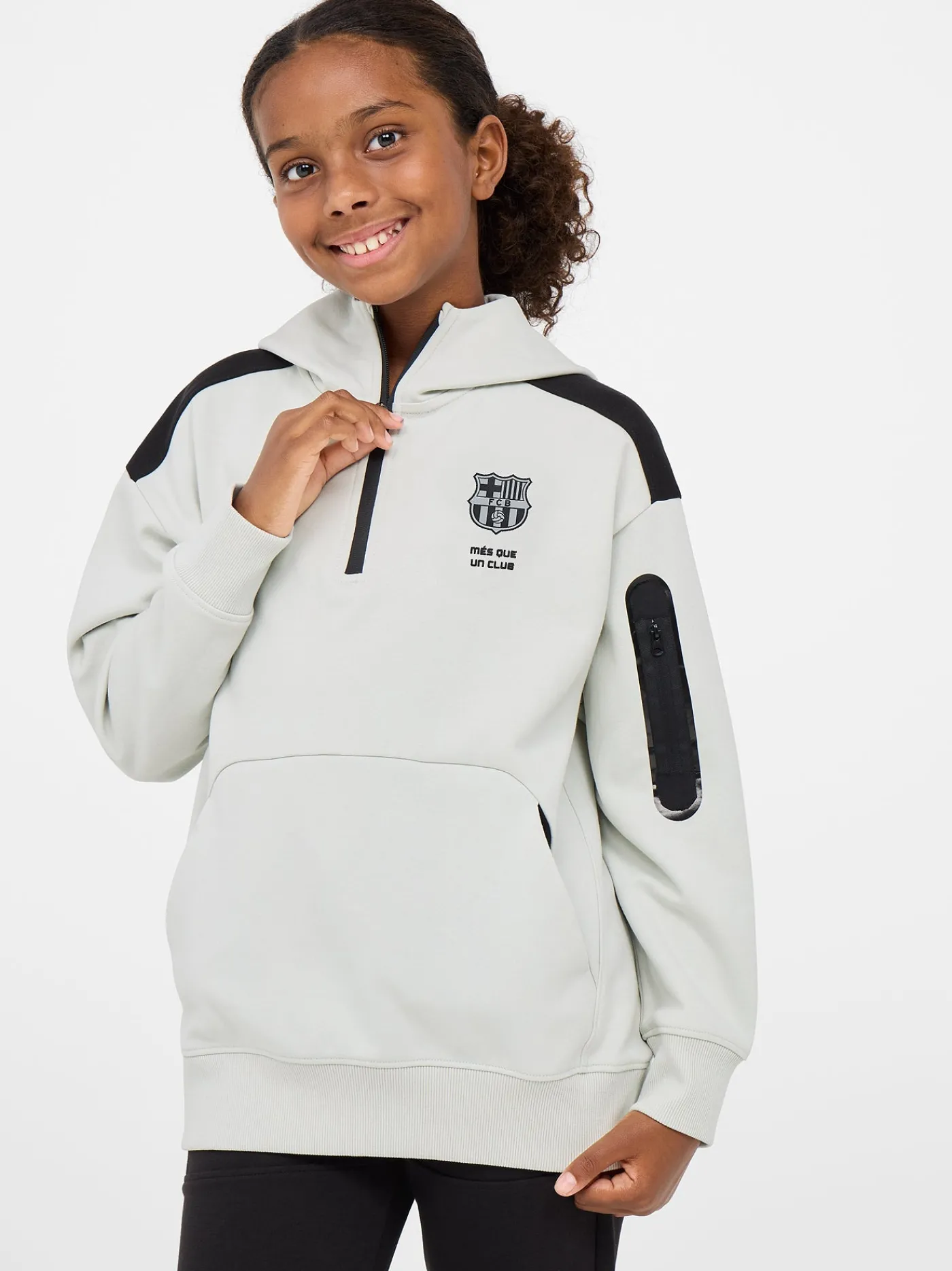 Outlet Sudadera Barça con cremallera – Junior Niños Sudaderas | Chándals