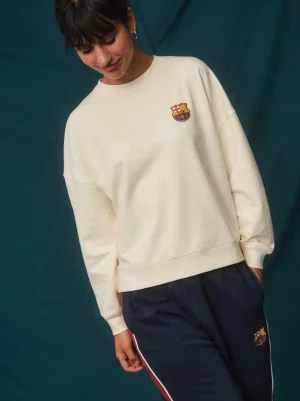 Clearance Sudadera beige Barça - Mujer Mujer Chándals | Chándals