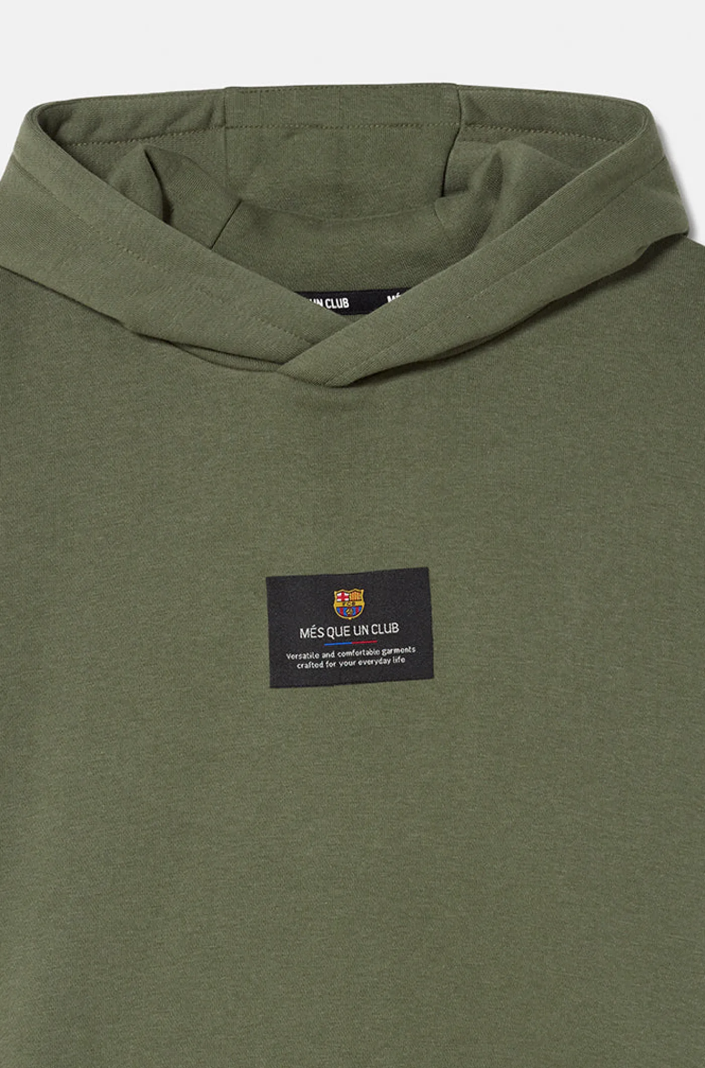 Sale Sudadera con capucha caqui Barça - Mujer Mujer Sudaderas Y Jerséis | Chándals