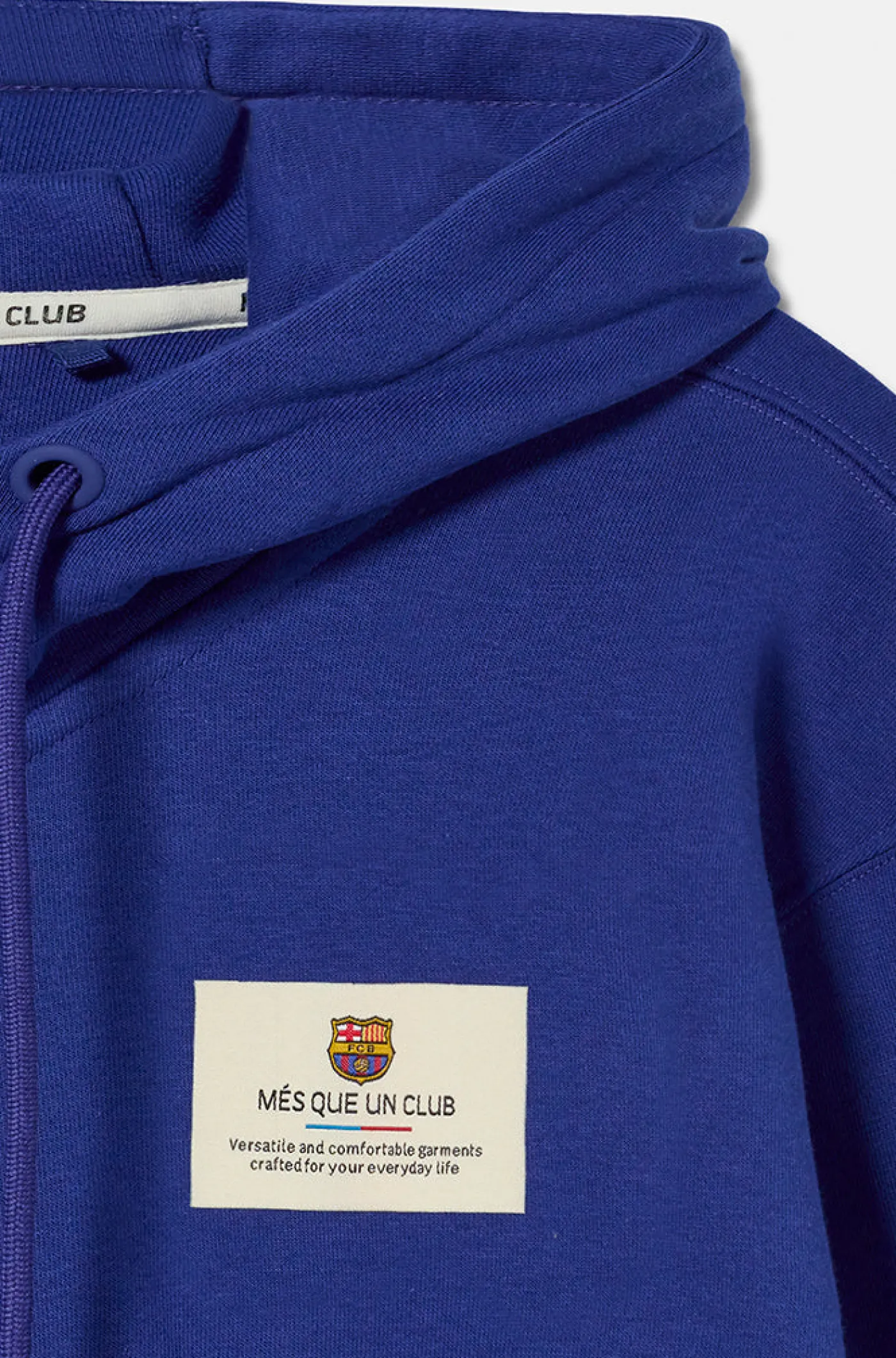 Outlet Sudadera con capucha royal Barça Hombre Sudaderas