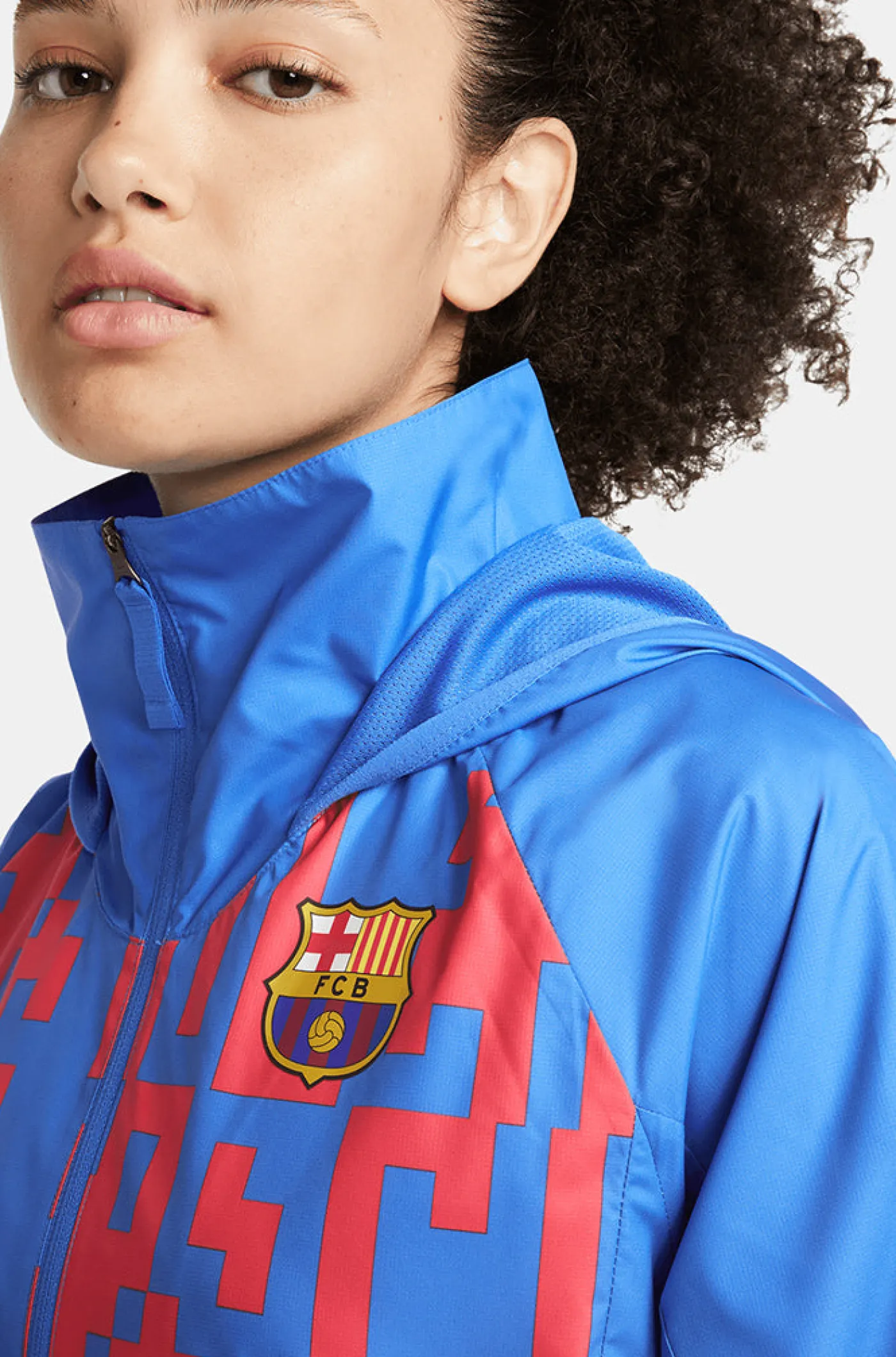 Clearance Sudadera estampada Barça Nike - Mujer Mujer Abrigos Y Chaquetas