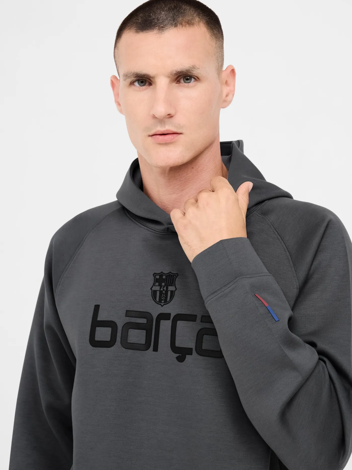New Sudadera gris Barça Hombre Sudaderas