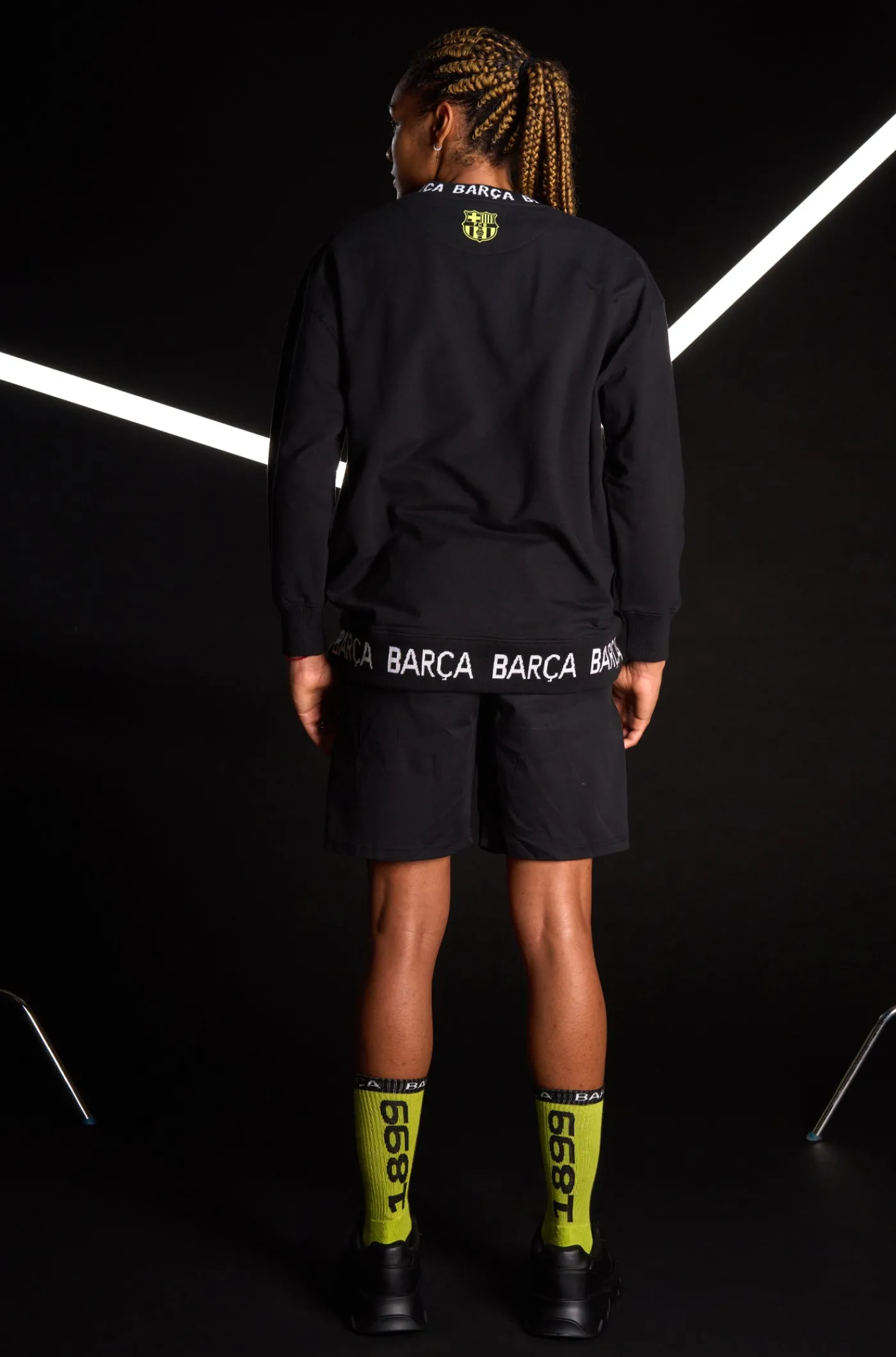 Flash Sale Sudadera negra Barça - Numerology Mujer Sudaderas Y Jerséis