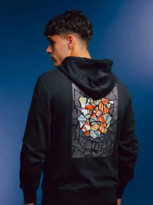 Best Sudadera negra trencadís Barça Hombre Sudaderas