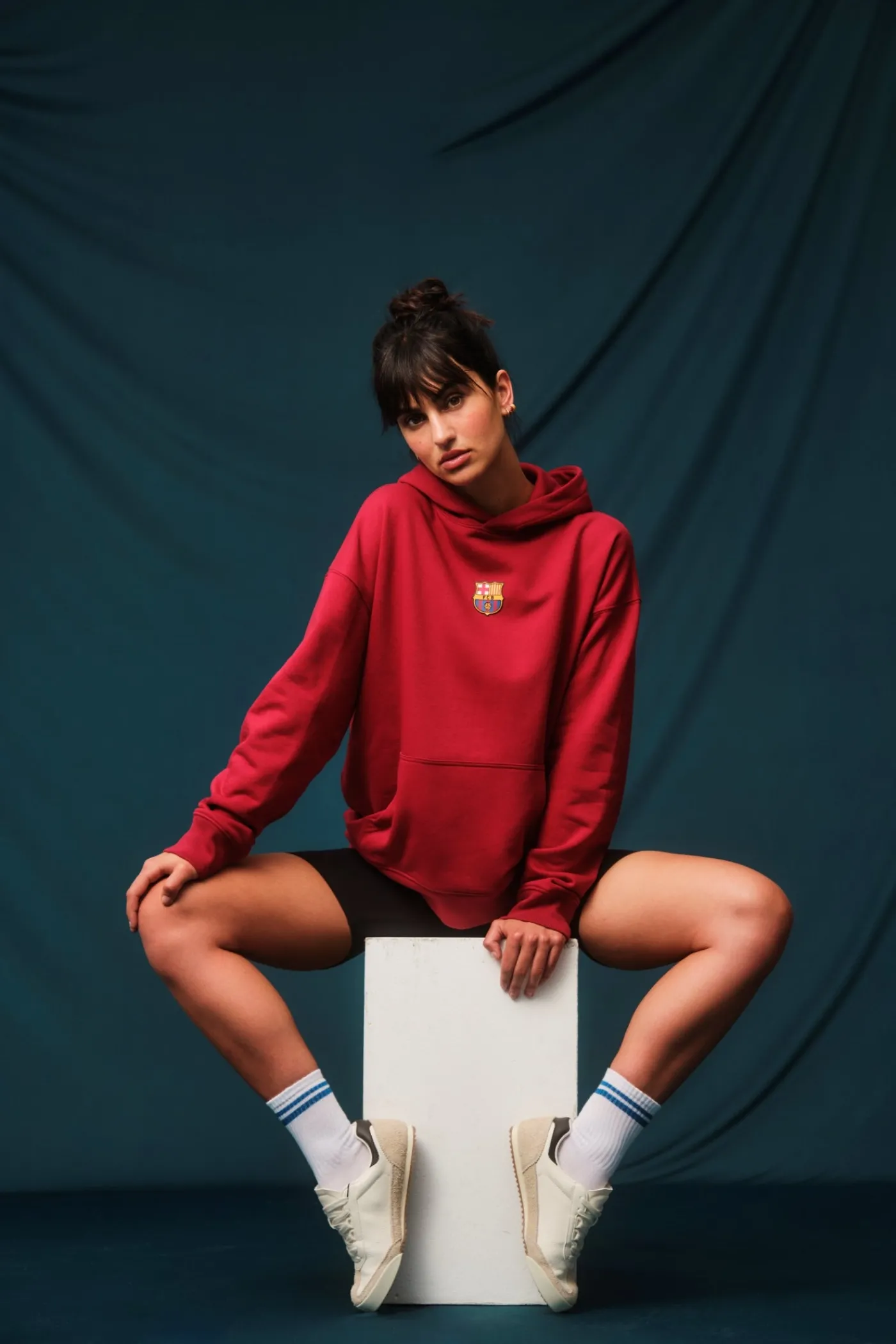 Outlet Sudadera roja Barça - Mujer Mujer Sudaderas Y Jerséis