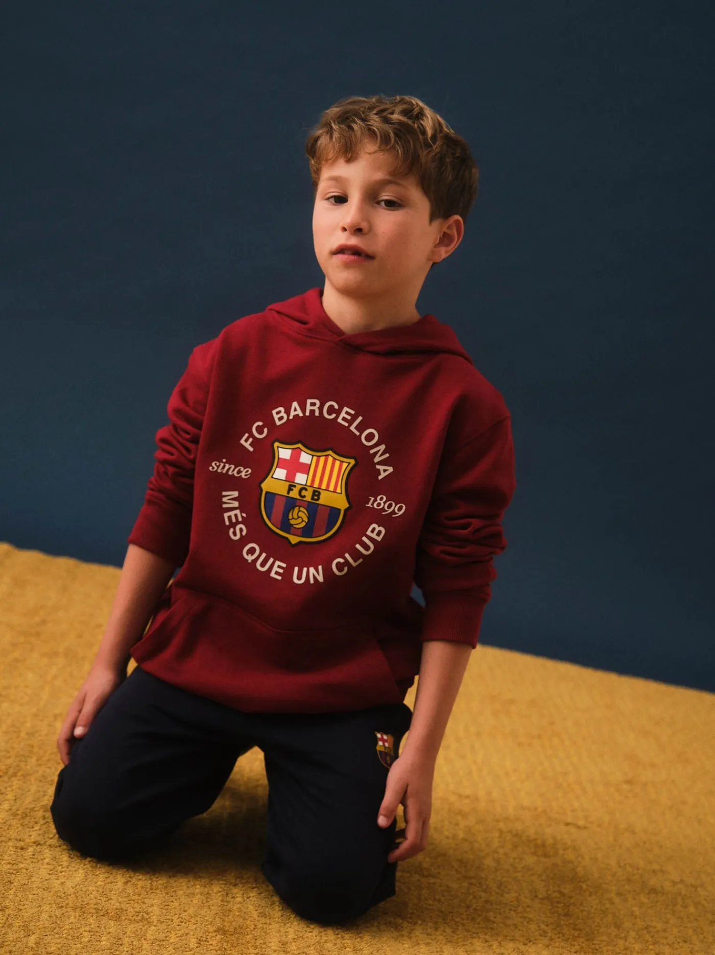 Online Sudadera roja escudo Barça - Junior Niños Sudaderas