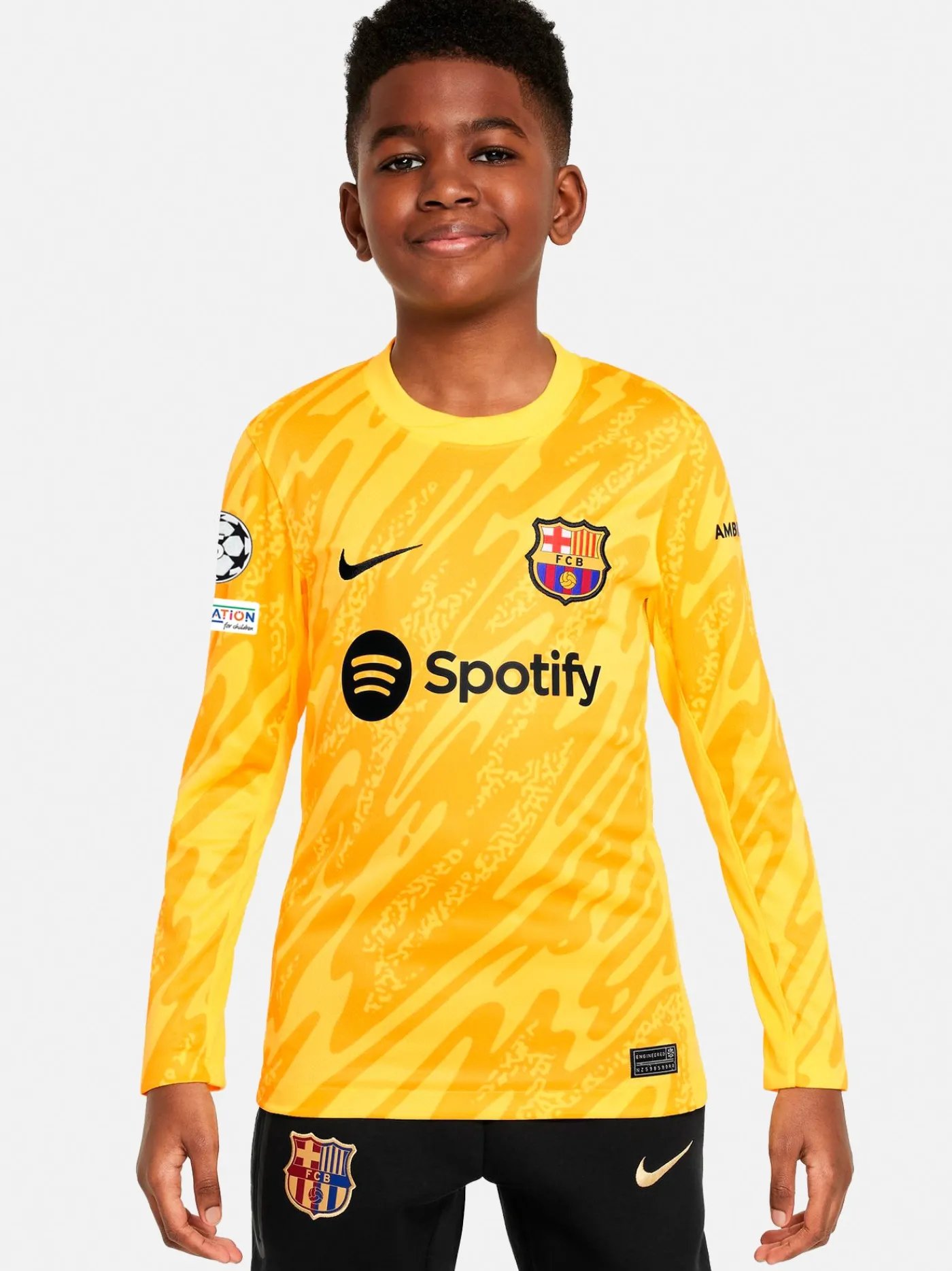 Best UCL Junior goalkeeper away jersey 24/25 Niños Equipaciones De Portero | Niños/As Y Bebés